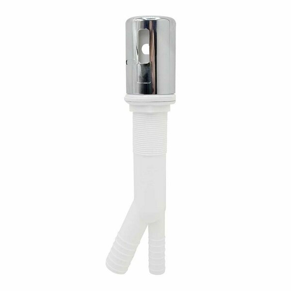 Thrifco Plumbing 5/8 Inch x 7/8 Inch Dishwasher Air Gap Assembly, Chrome 4400897